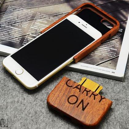 Natural Wood Wooden Hard Phone Case Cover Protect..
