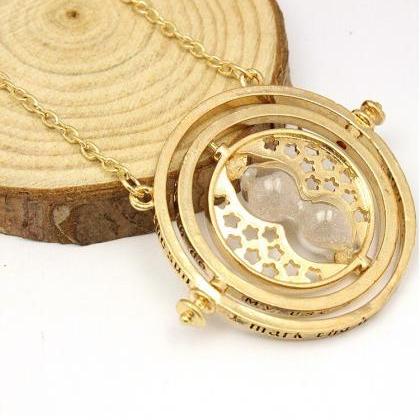 Luxury Gold Plated Potter Hermione Time Turner..