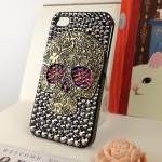 Skull Punk Iphone 5 5s 6 6plus 6s Case Crystals..