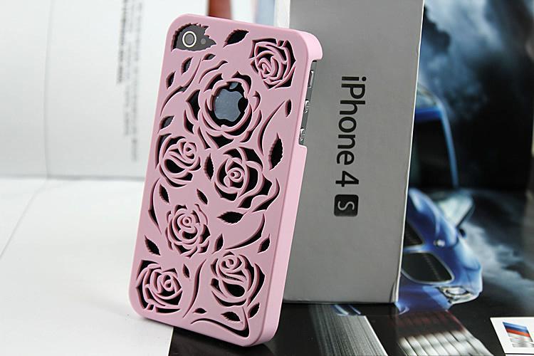 Rose Cut Out Iphone 4 Case (light Pink) on Luulla