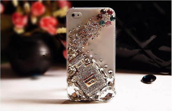 Iphone 4 Case Bling Swarovski Crystals Decoration Rhinestone Handmade Jewel Iphone Case Studded Bling Crystals Decorate Iphone 4s Case