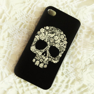 Punk Skull Iphone Case Iphone 4/4s Pearl Case Iphone 4/4s Cases