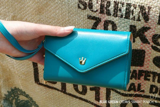 Blue Phone Bag Purse Change Purse Wallet With Card Pocket